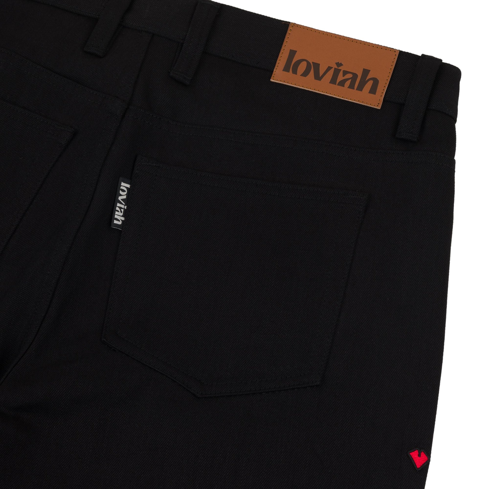 LOVIAH OG BAGGY 5 POCKET DENIM BLACK