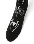 HUF X SPIDERMAN CREW SOCK BLACK
