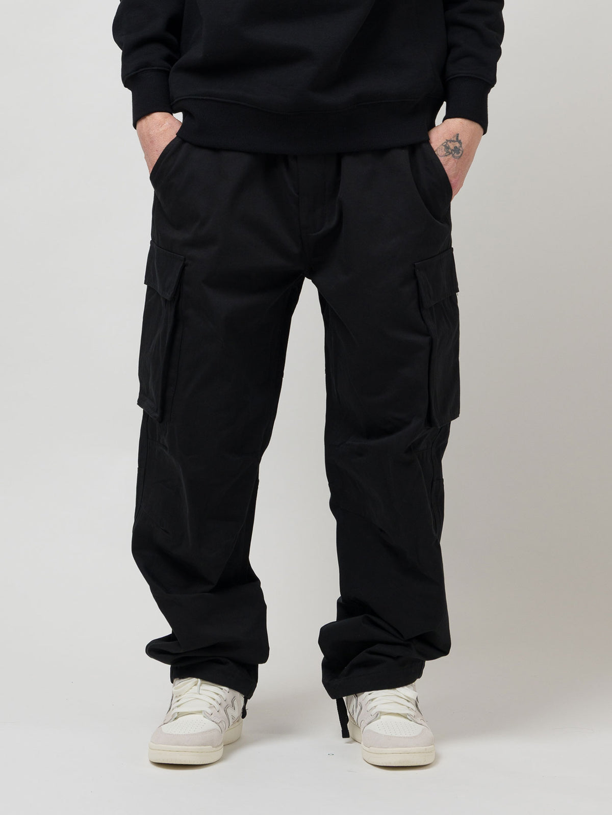 LOVIAH PARATROOPER V2 CARGO PANTS BLACK