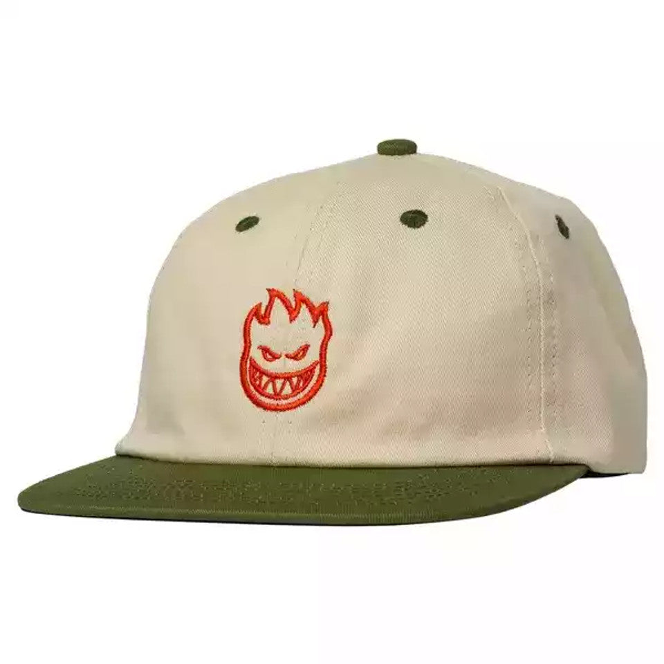 SPITFIRE LIL BIGHEAD STRAPBACK NATURAL/OLIVE/RED - The Drive Skateboard Shop