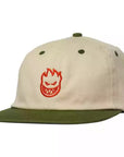 SPITFIRE LIL BIGHEAD STRAPBACK NATURAL/OLIVE/RED - The Drive Skateboard Shop