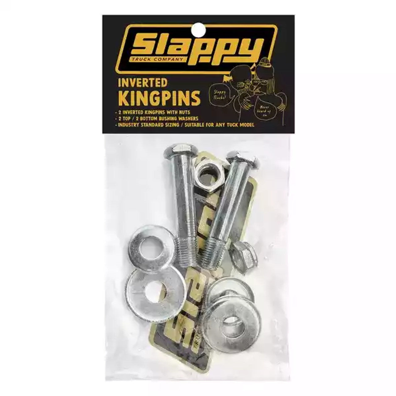 SLAPPY TRUCKS INVERTED KINGPINS STANDARD POLISHED