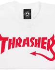 THRASHER DIABLO T-SHIRT WHITE - The Drive Skateshop
