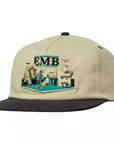 REAL EMB SNAPBACK TAN/CHARCOAL/DENIM - The Drive Skateboard Shop