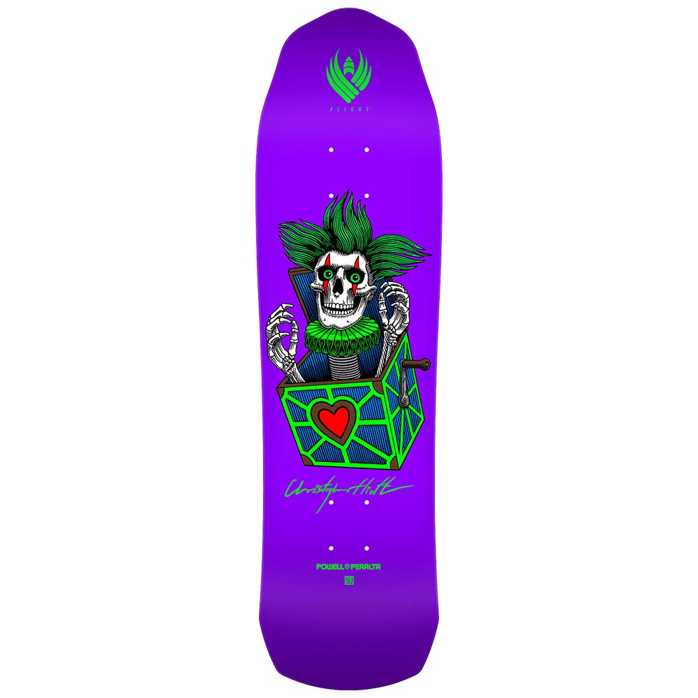 POWELL-PERALTA DECK CHRISTOPHER HEITT SKULL FLIGHT TECHNOLOGY (8.5")