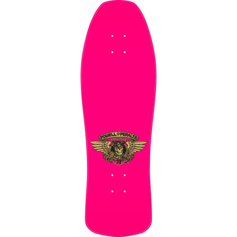 POWELL-PERALTA DECK UNDERHILL CROSS PINK/GOLD FOIL (10") - The Drive Skateboard Shop