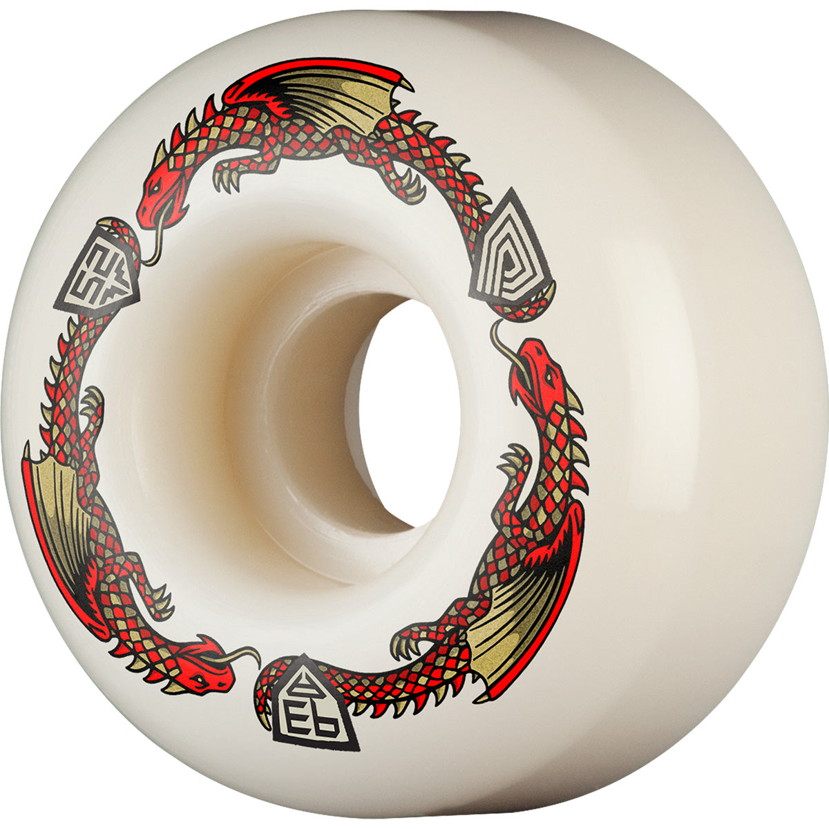 POWELL-PERALTA DRAGON FORMULA WHEELS V1 93A RED (52MM X 31MM)