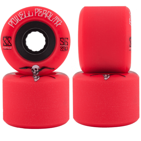 POWELL-PERALTA WHEELS G-SLIDES CRUISER RED 85A (56MM/59MM) - The Drive Skateshop