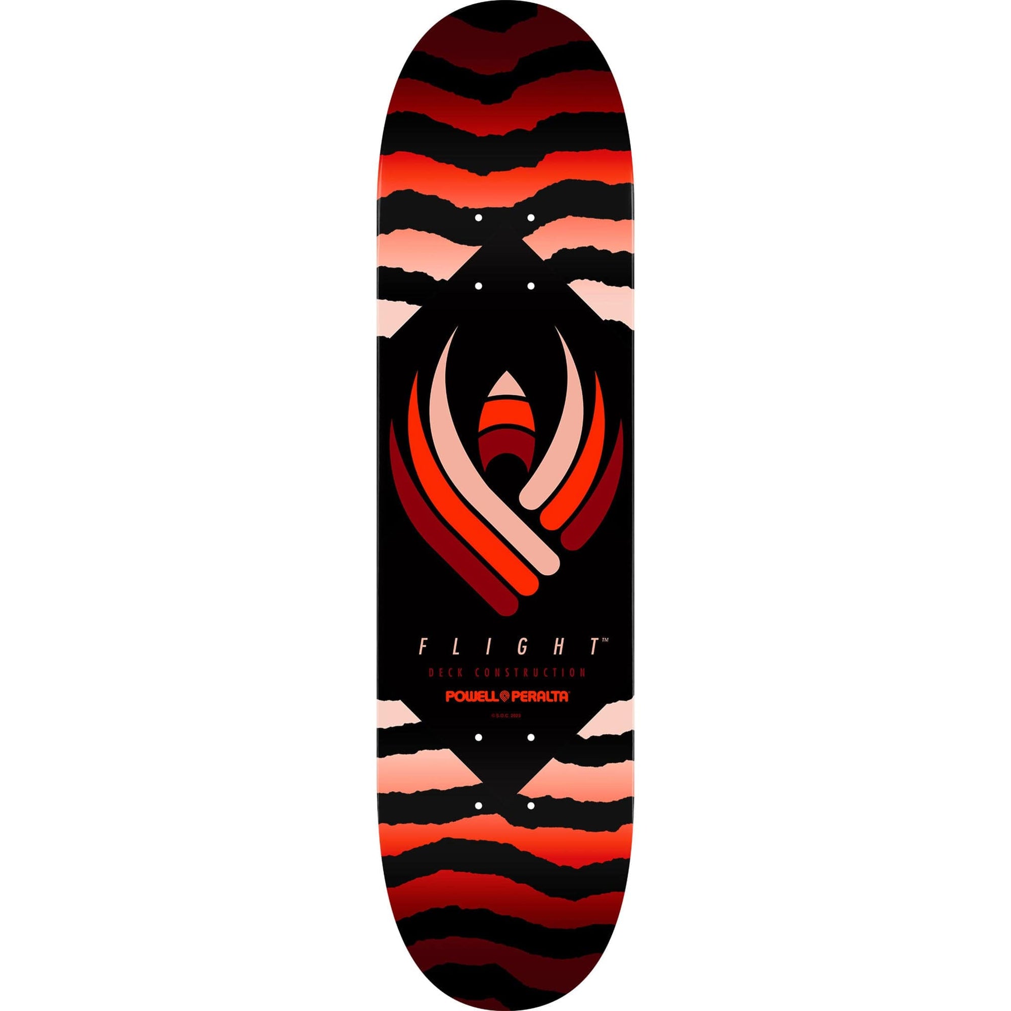 POWELL PERALTA FLIGHT DECK SAFARI RED - SHAPE 243 (8.25") - The Drive Skateshop