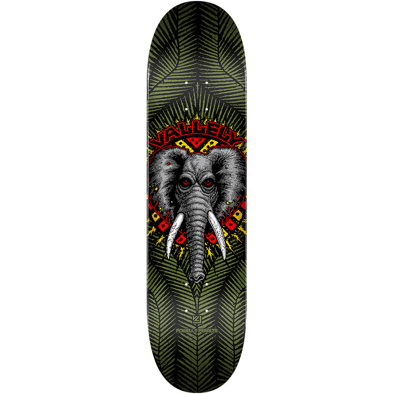 POWELL-PERALTA VALLELY ELEPHANT DECK OLIVE (8.25&quot;) - The Drive Skateshop