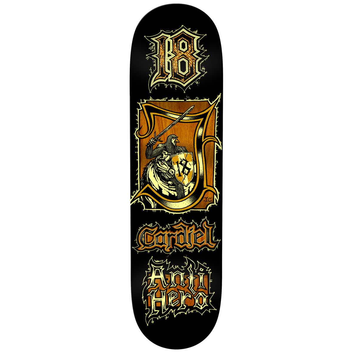 ANTIHERO DECK CARDIEL MEDIVAL (8.62")