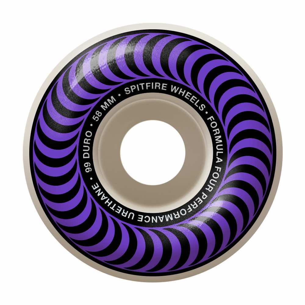 SPITFIRE WHEELS FORMULA FOUR CLASSICS 99A (58MM) - The Drive Skateboard Shop