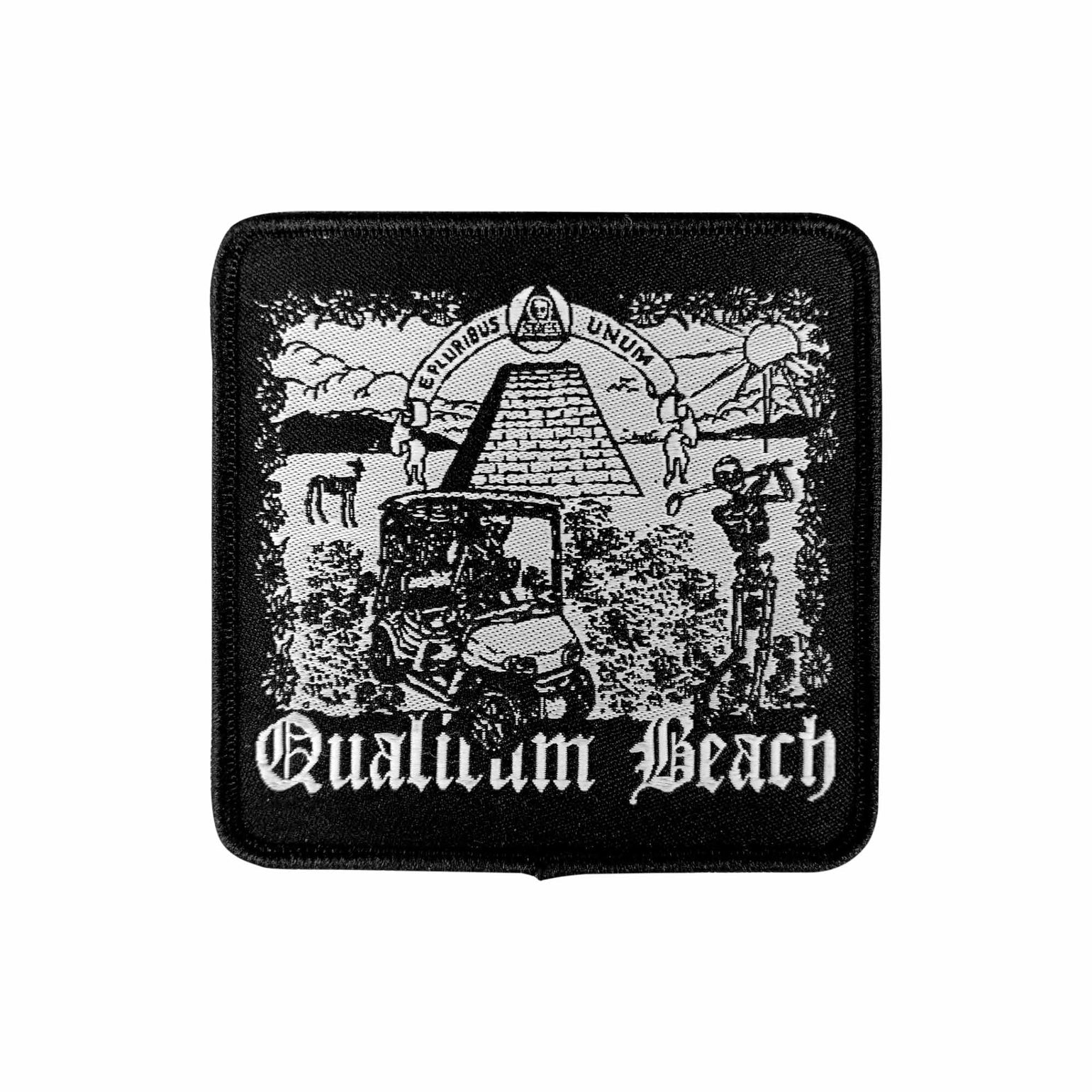 SKULL SKATES QUALICUM BEACH GOLF WOVEN 3" PATCH