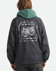 BRIXTON WATCHMEN COACHES JACKET BLACK