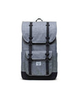 HERSCHEL LITTLE AMERICA BACK PACK RAVEN CROSSHATCH