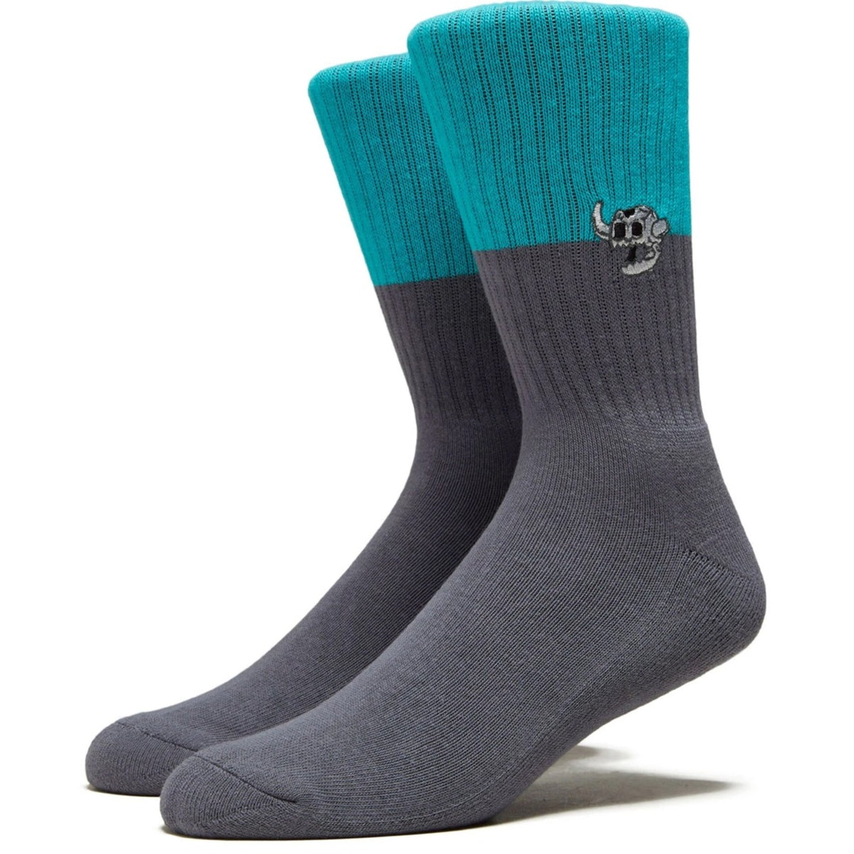 TOY MACHINE SOCKS DEAD MONSTER SPLIT TEAL – The Drive Skateboard Shop