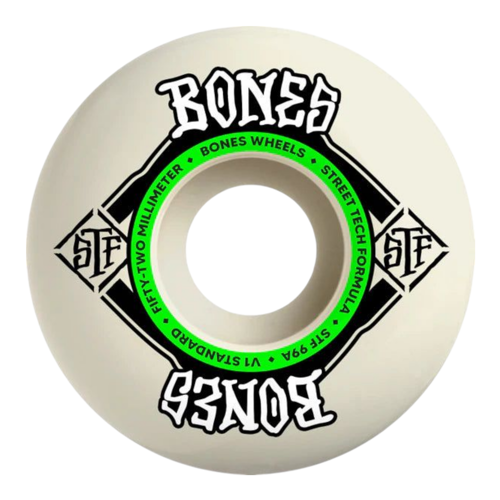 BONES WHEELS STF SIDECUT 99A V5 (52MM) - The Drive Skateboard Shop