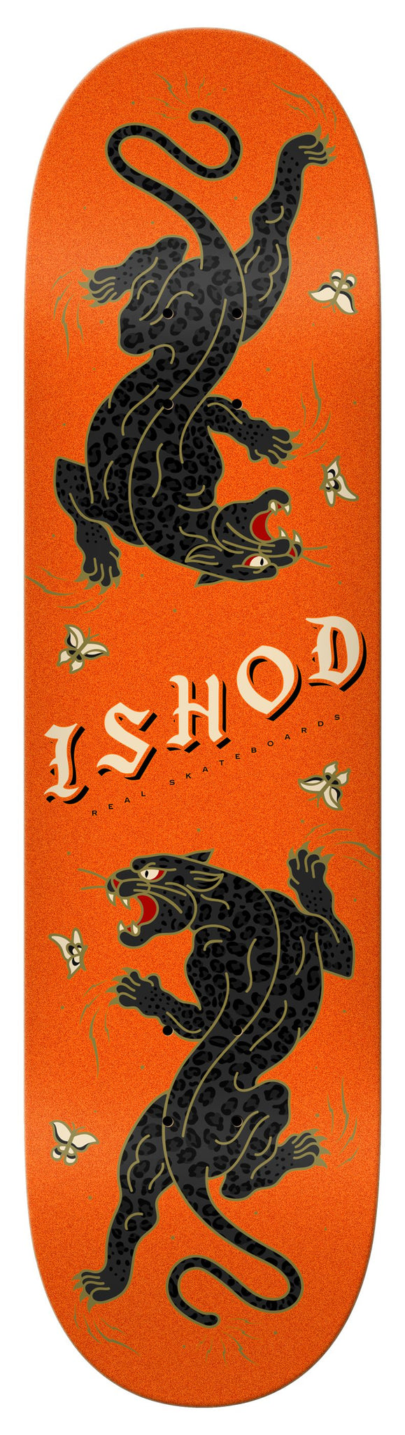 REAL DECK ISHOD SCRATCH GLITTER TWIN TAIL SLICK (8.38") - The Drive Skateshop