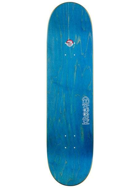 KROOKED DECK - EYES TEAM EASY RIDER BLUE (8.38") - The Drive Skateboard Shop