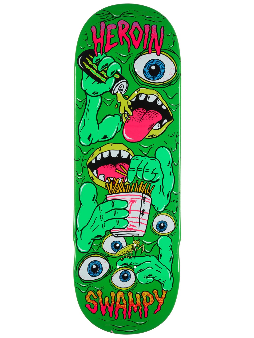 HEROIN DECK SWAMPY MUTATE OR DIE (10.2") - The Drive Skateboard Shop