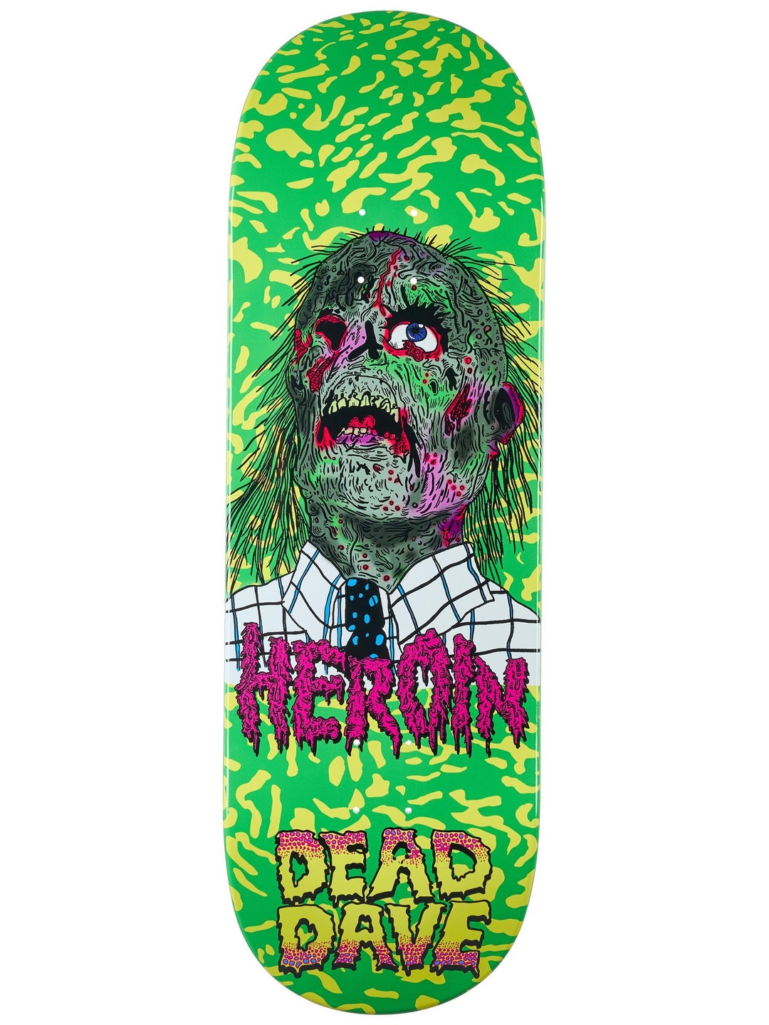 HEROIN DECK DEAD DAVE DEAD HEAD (10.125") - The Drive Skateboard Shop