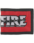 SPITFIRE BURNOUT SCRIPT WALLET RED/BLACK - The Drive Skateboard Shop