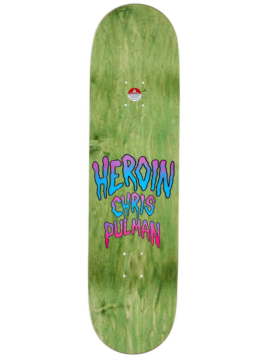 HEROIN DECK CHRIS PULMAN EYES (8.5") - The Drive Skateboard Shop