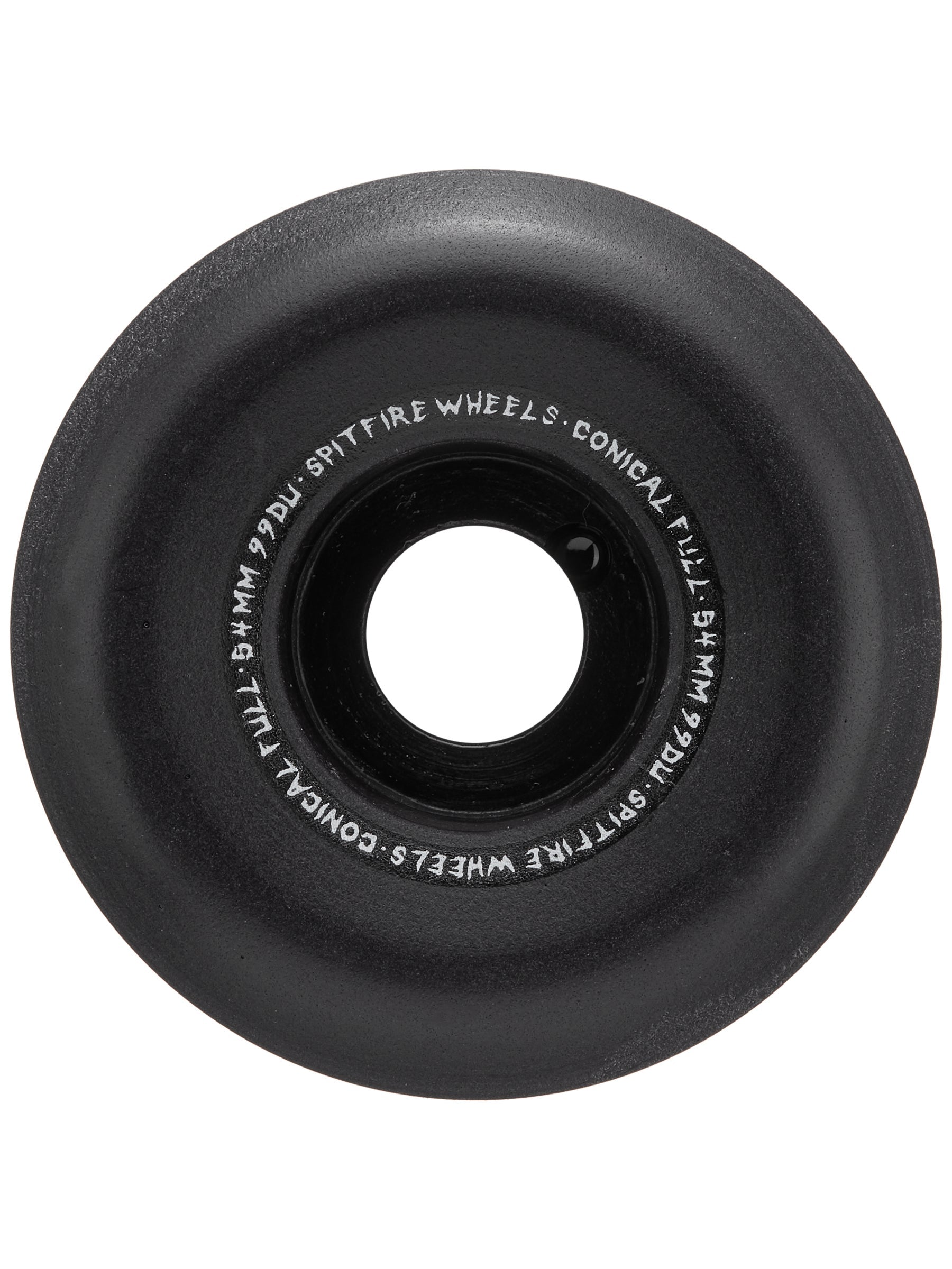 SPITFIRE FORMULA FOUR DECAY CONICAL FULL BLACK 99A (54MM) - The Drive Skateshop