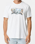 ANTIHERO BONELESS IN SPACE RINGSPUN TEE WHITE - The Drive Skateboard Shop