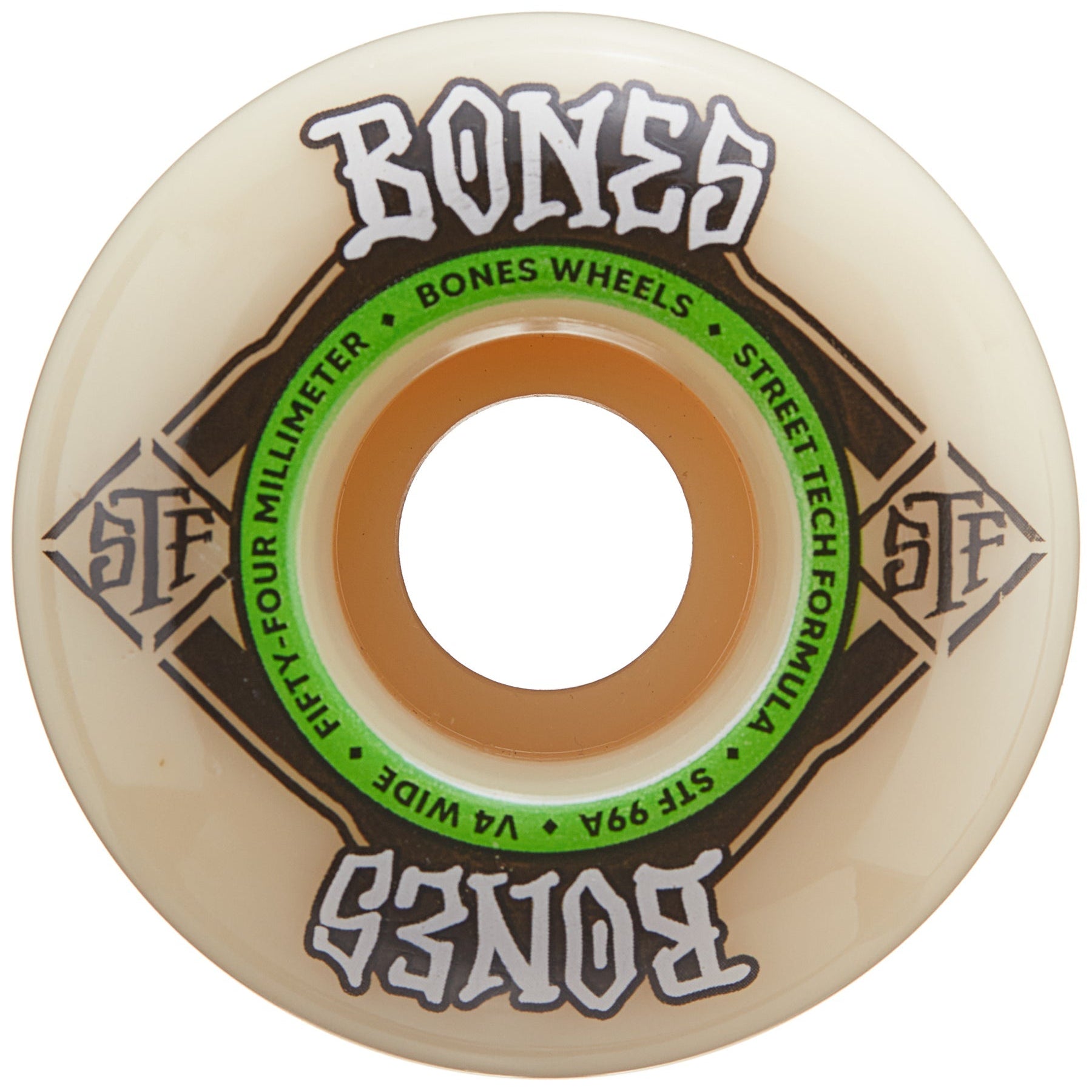 BONES WHEELS STF V4 WIDES 99A (55MM) - The Drive Skateboard Shop