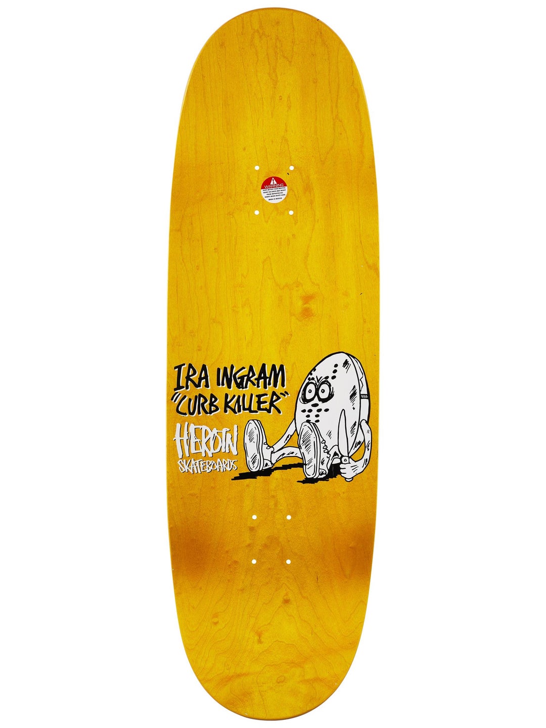 HEROIN DECK CURB KILLER 8 EGG  (10") - The Drive Skateboard Shop
