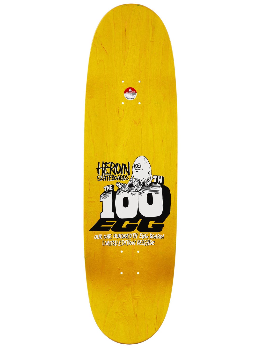 HEROIN DECK 100TH EGG (9.125") - The Drive Skateboard Shop