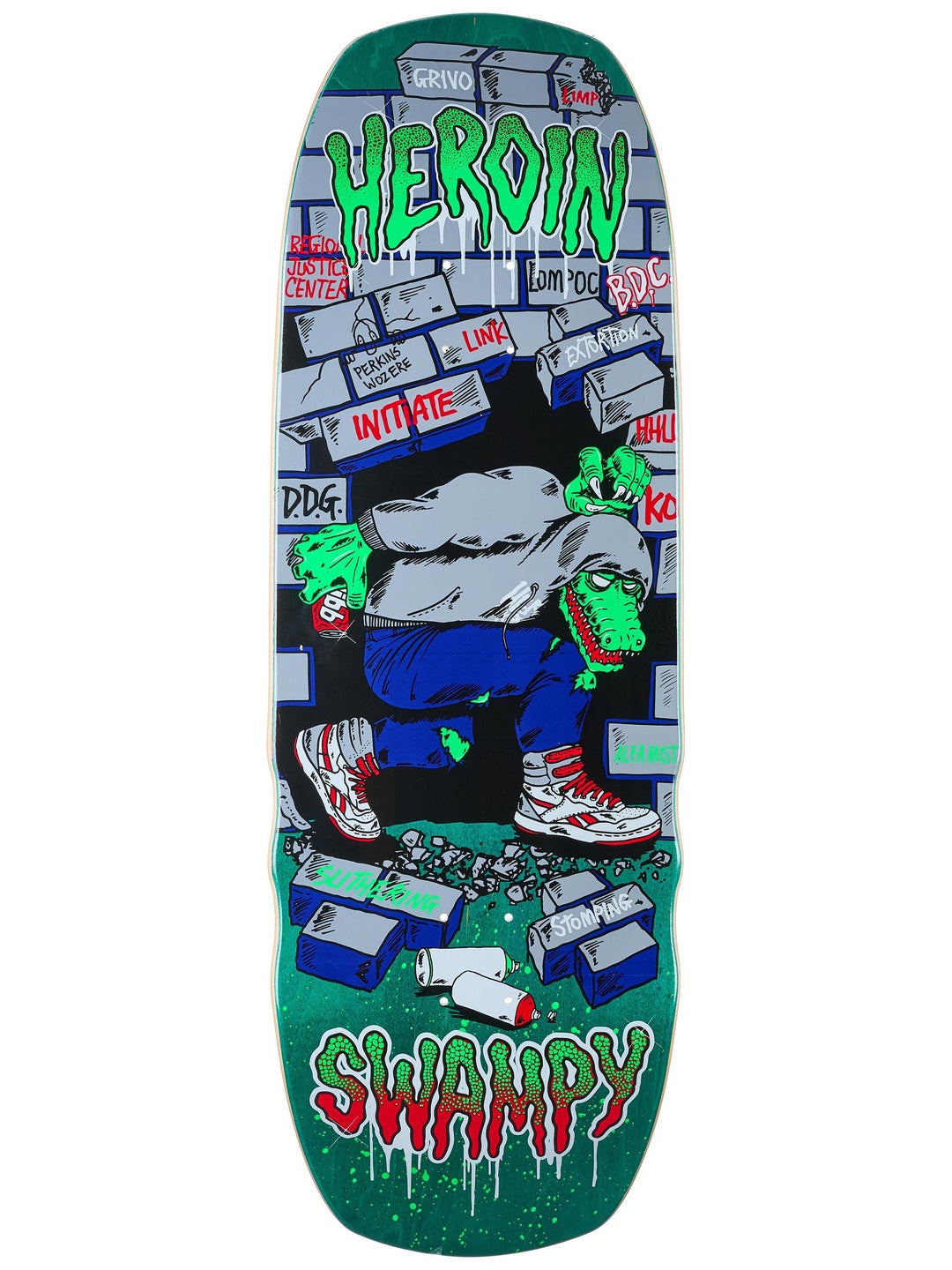 HEROIN DECK SWAMPY STOMP (10.5") - The Drive Skateboard Shop