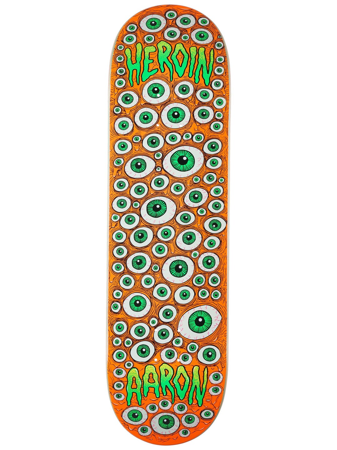 HEROIN DECK AARON WILSON EYES (8.75") - The Drive Skateboard Shop