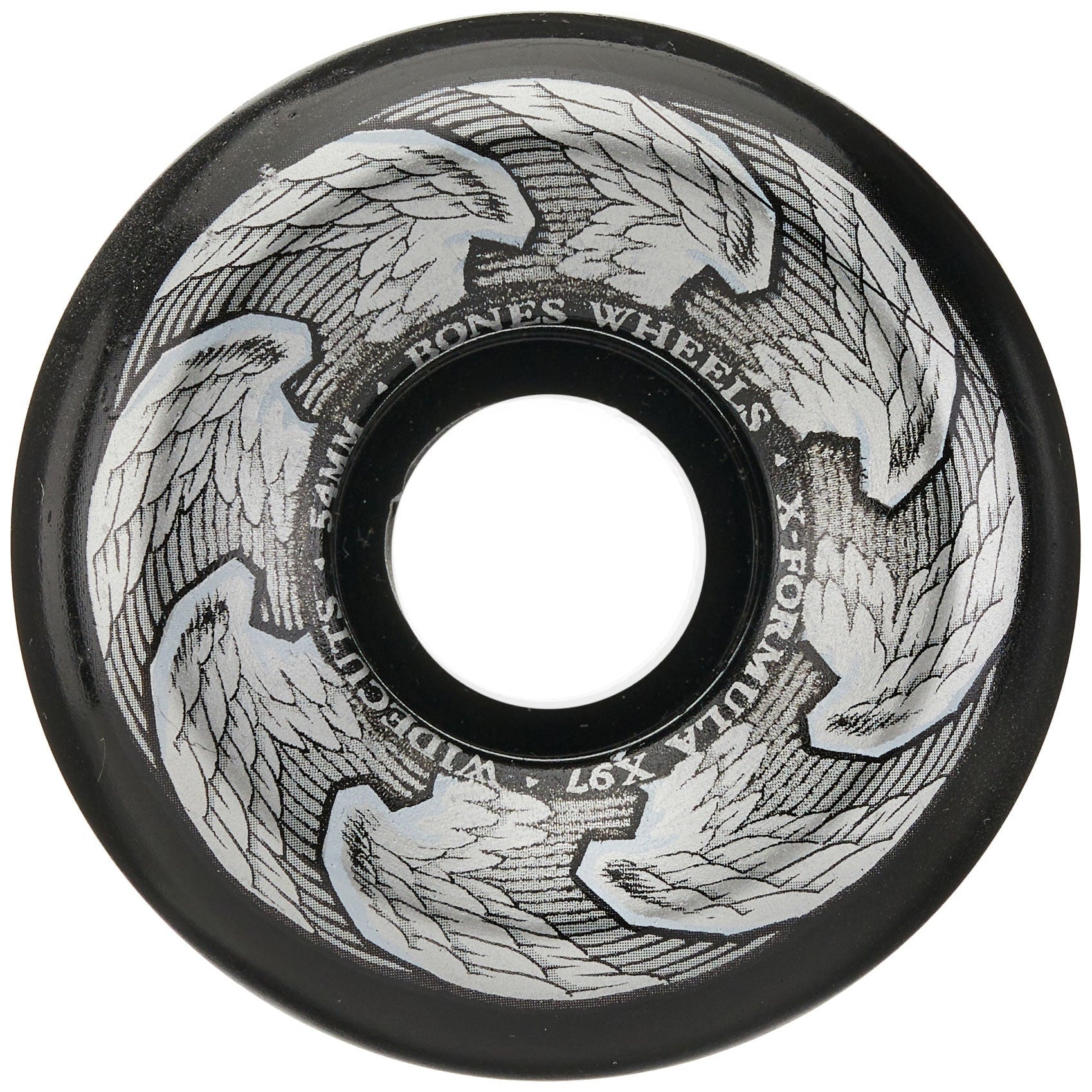 BONES WHEELS X FORMULA DEATH ANGELS V6 WIDECUT 97A BLACK (54MM/56MM)