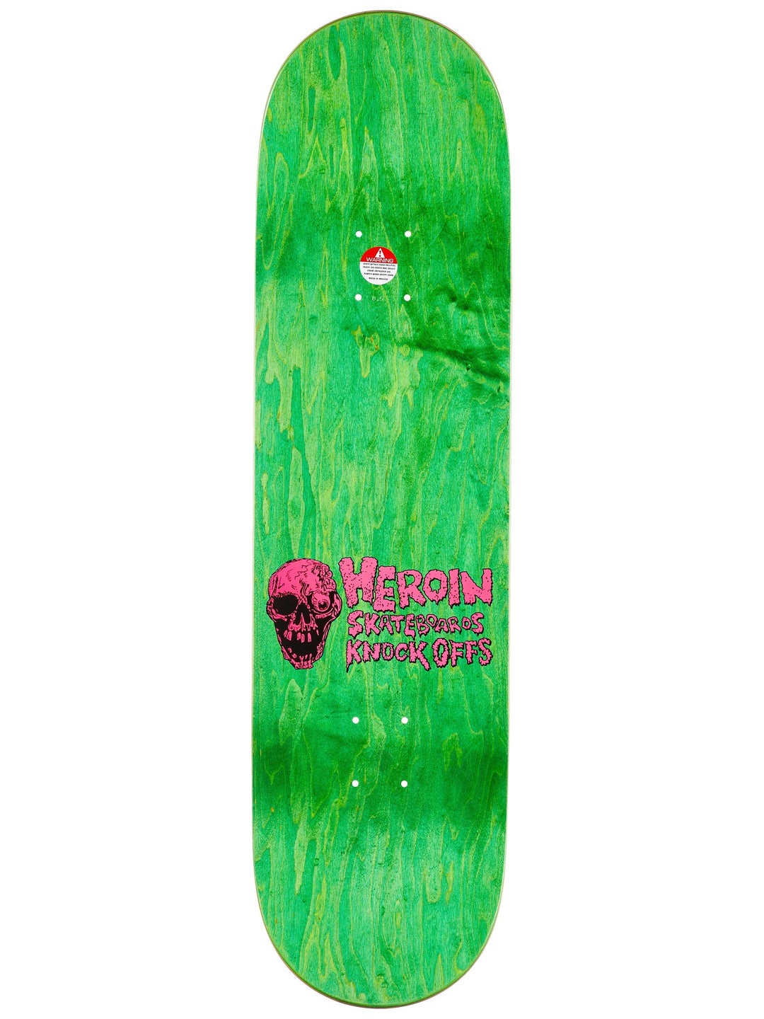 HEROIN DECK AARON WILSON KNOCK OFF (8.5") - The Drive Skateboard Shop