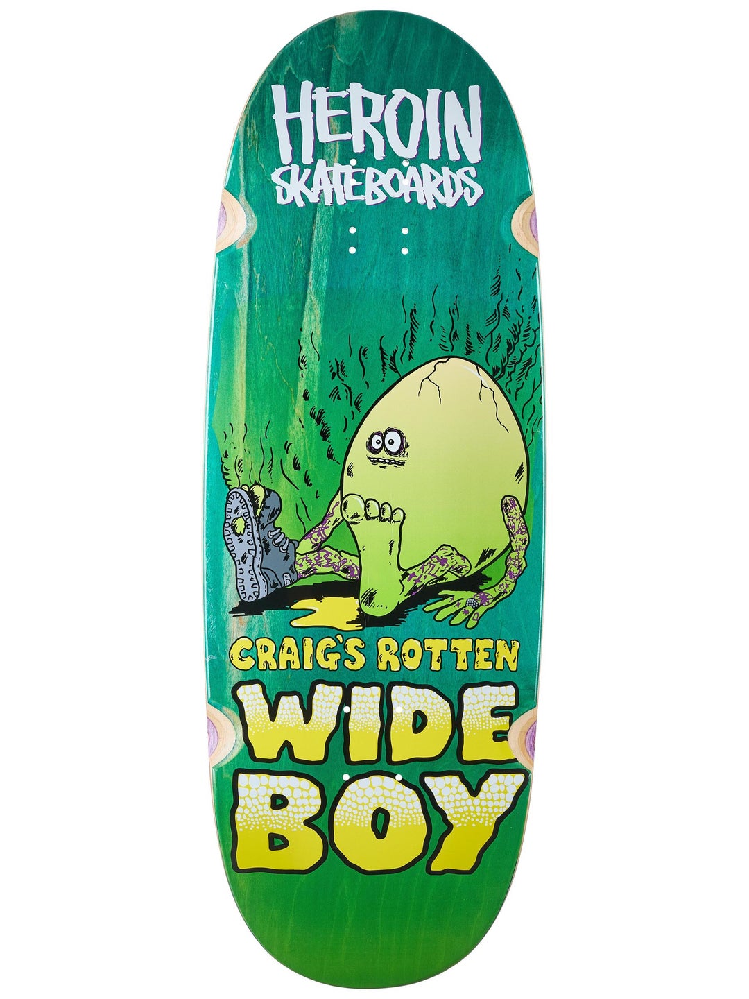 HEROIN DECK CRAIG QUESTIONS ROTTON WIDE BOY (10.75") - The Drive Skateboard Shop