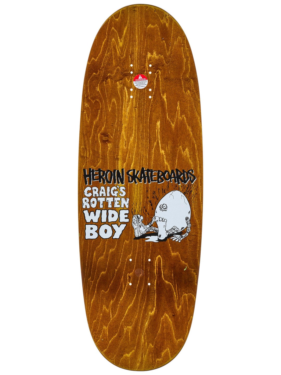 HEROIN DECK CRAIG QUESTIONS ROTTON WIDE BOY (10.75") - The Drive Skateboard Shop