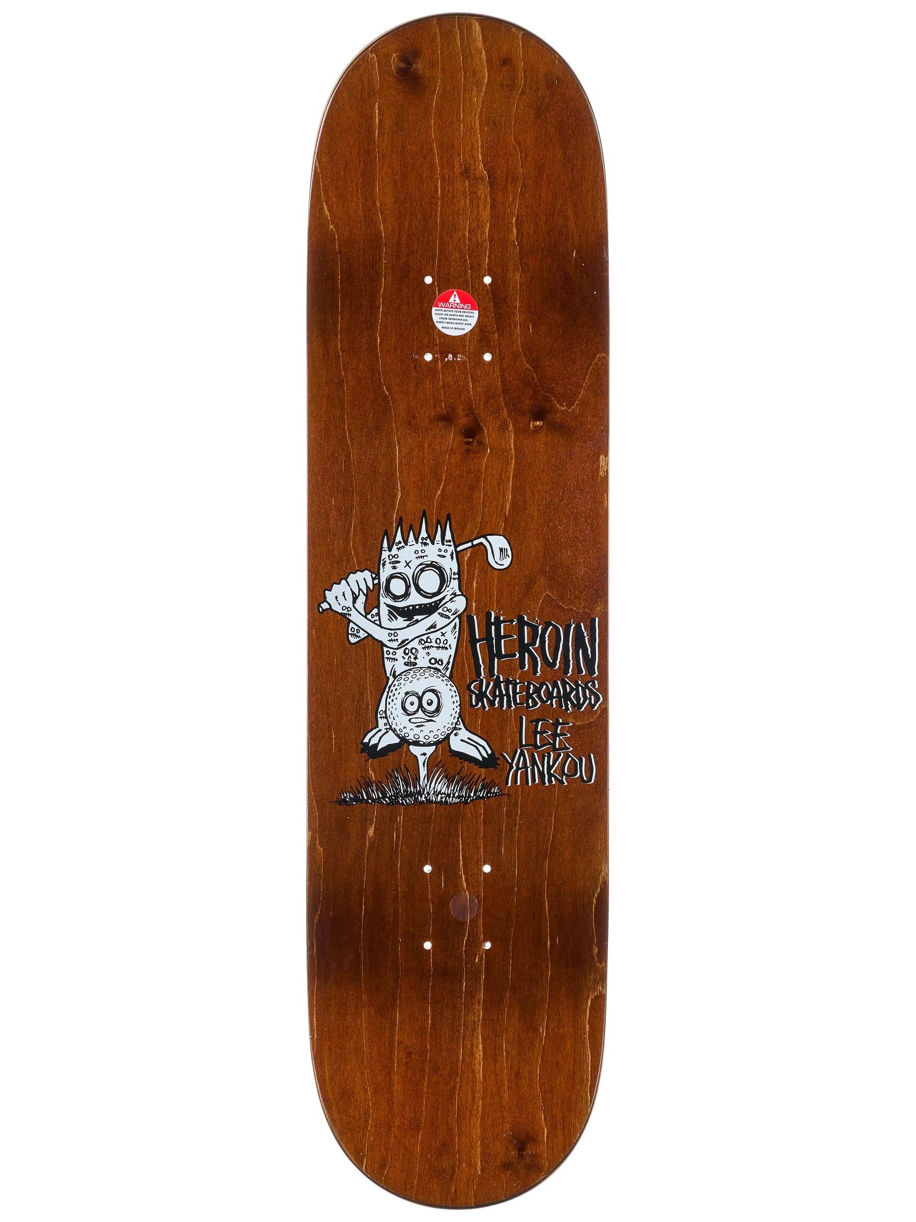 HEROIN DECK LEE YANKOU GOLF IMP (8.25") - The Drive Skateboard Shop