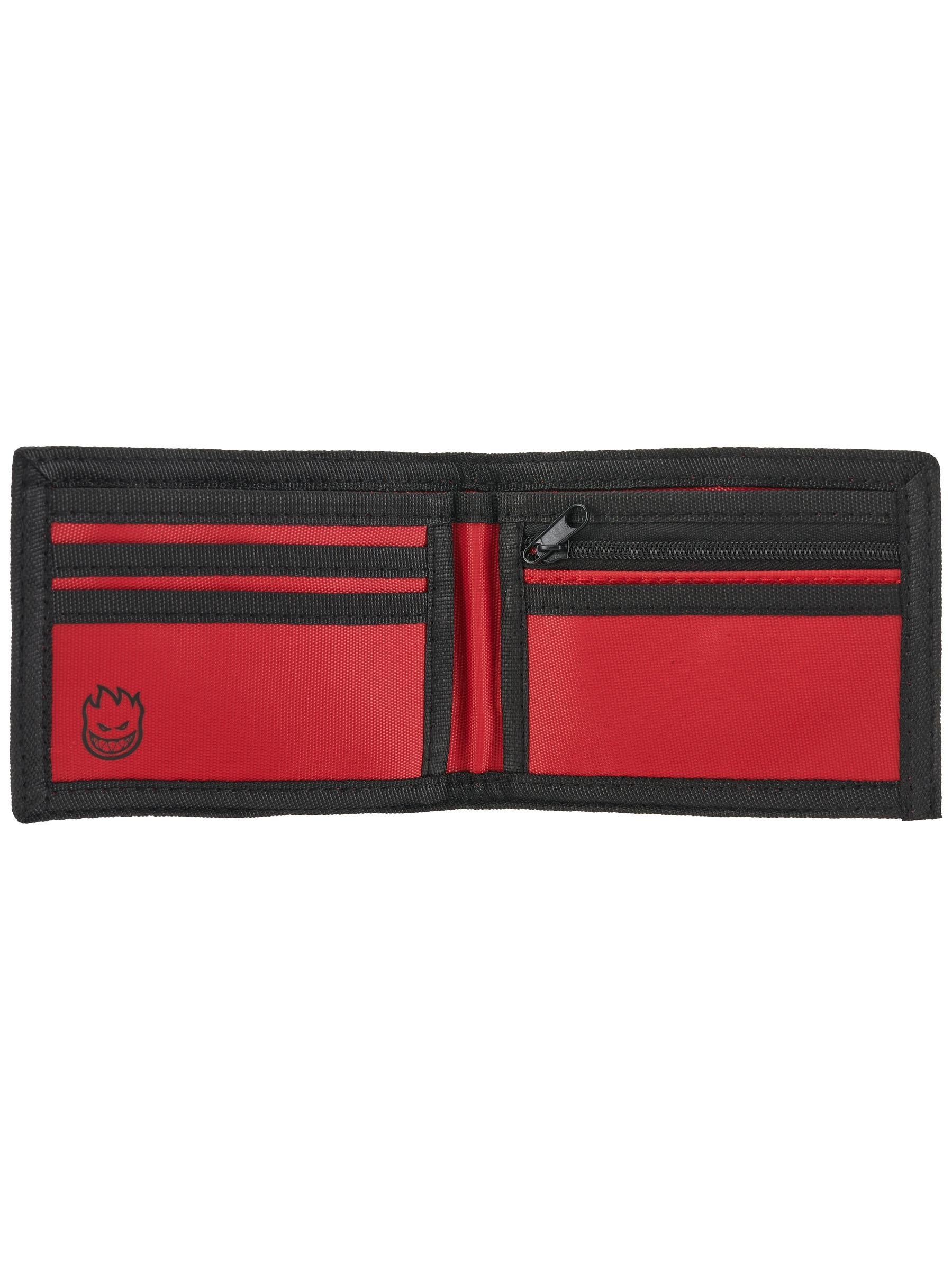 SPITFIRE BURNOUT SCRIPT WALLET RED/BLACK - The Drive Skateboard Shop
