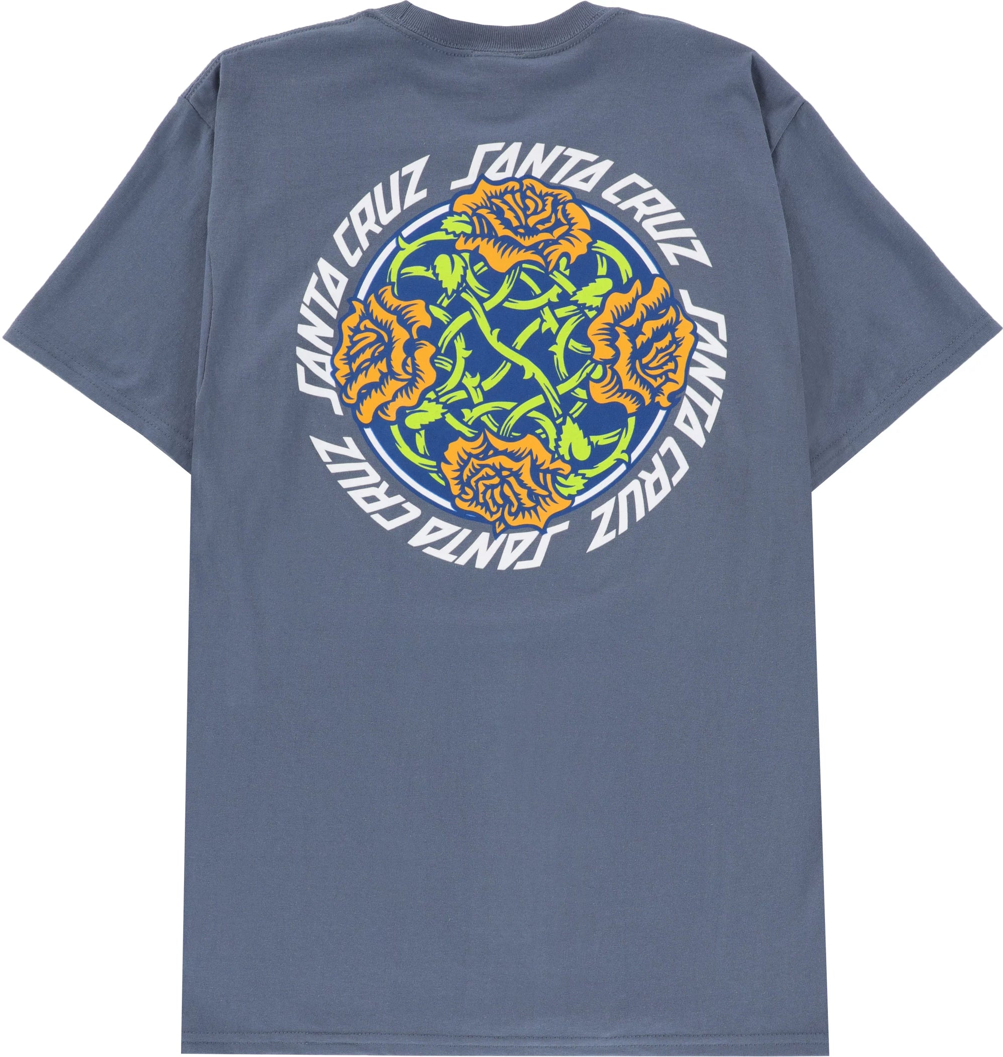 SANTA CRUZ T-SHIRT DRESSEN ROSE SOLO STEEL BLUE
