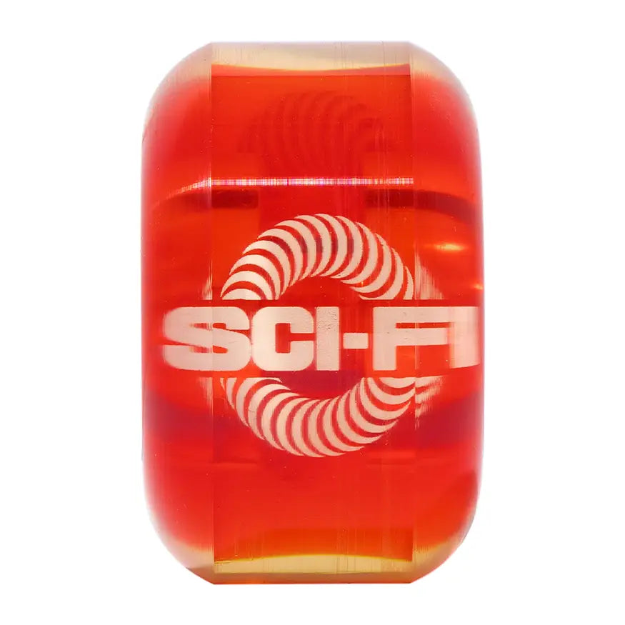 SPITFIRE WHEELS X SCI-FI FANTASY SAPPHIRES CLEAR/RED 90D (58MM) - The Drive Skateshop