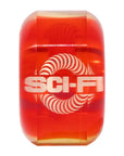 SPITFIRE WHEELS X SCI-FI FANTASY SAPPHIRES CLEAR/RED 90D (58MM) - The Drive Skateshop