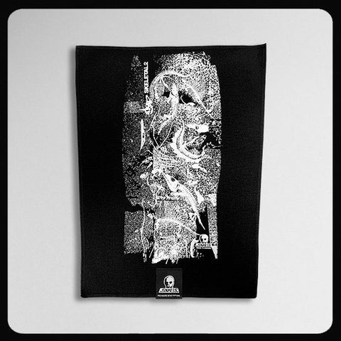 SKULL SKATES SKELETAL 2 BACK PATCH