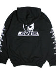 SKULL SKATES LOGO ZIP HOODY BLACK