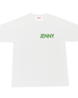 JENNY CLASSIC SNEK TEE WHITE/GREEN