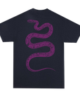 JENNY CLASSIC SNEK TEE NAVY/VIOLET