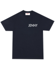 JENNY CLASSIC SNEK TEE NAVY/VIOLET