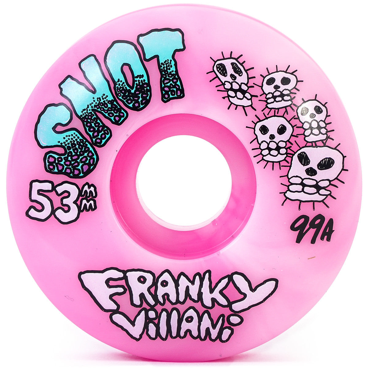 SNOT WHEELS FRANKY VILLANI PINK SWIRL (53MM)