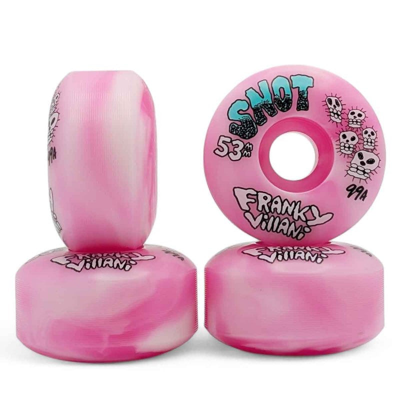 SNOT WHEELS FRANKY VILLANI PINK SWIRL (53MM)